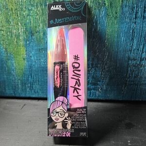 Alex Spa Neon Pink Nail Pem & File Set
